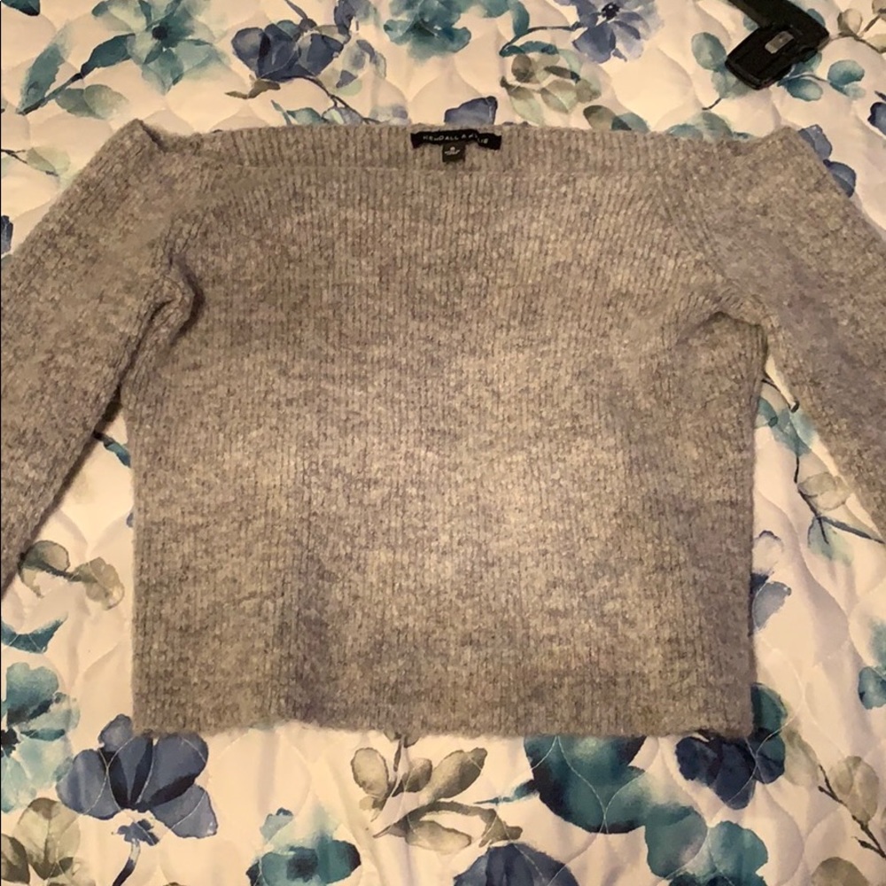 off the shoulder sweater